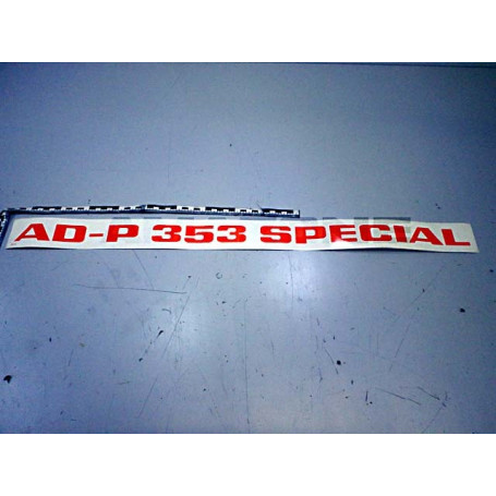 Autocollant "ADP 353 SPECIAL" L 756 Réf. MF401 - AMAZONE Autocollant "ADP 353 SPECIAL" L 756 Réf. MF401 - AMAZONE