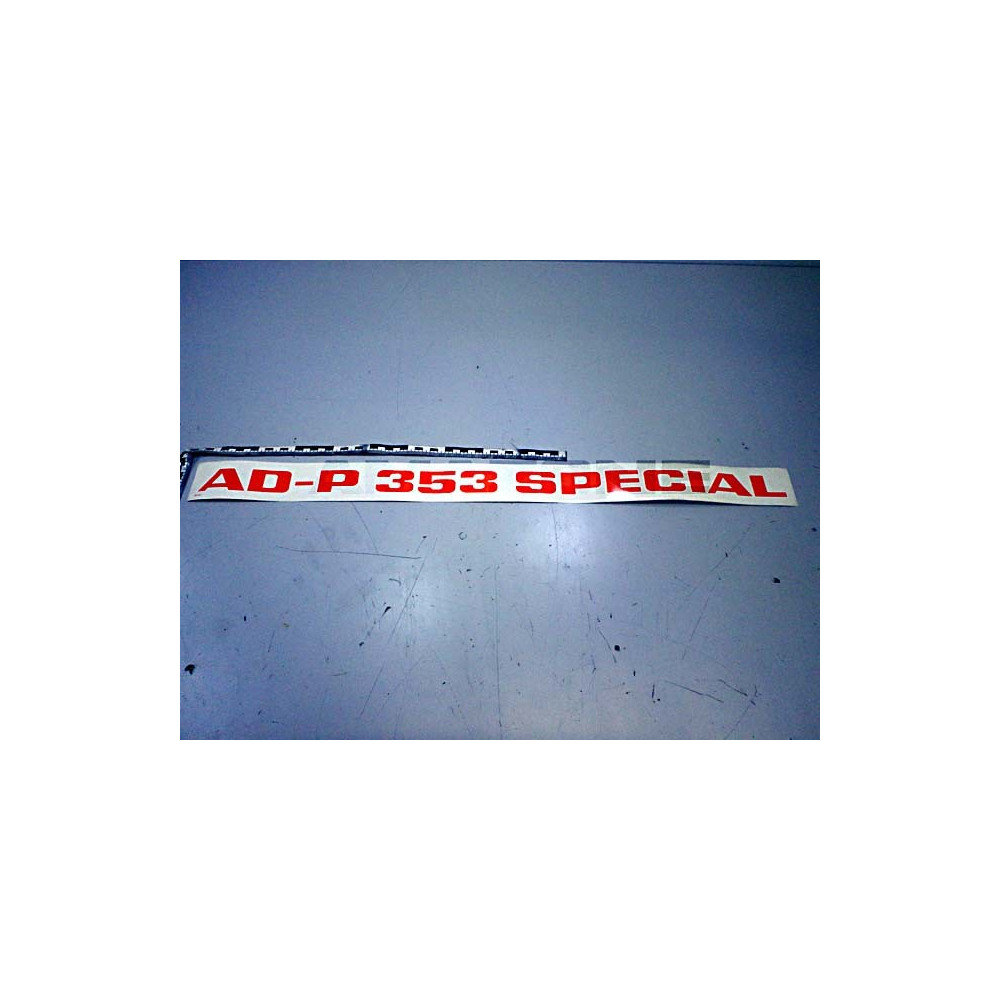 Autocollant "ADP 353 SPECIAL" L 756 MF401 Amazone