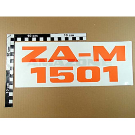 Autocollant ZAM 1501 L_298 H_110 MF421 Amazone