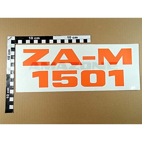 AUTOCOLLANT ZAM 1501 L_298 H_110 Réf. MF421 AMAZONE AUTOCOLLANT ZAM 1501 L_298 H_110 Réf. MF421 AMAZONE