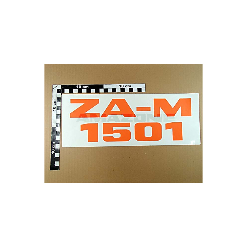 Autocollant ZAM 1501 L_298 H_110 MF421 Amazone