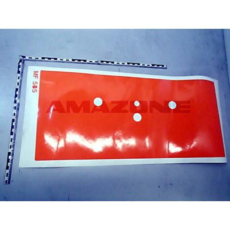 Autocollant orange interieur Réf. MF585 - AMAZONE Autocollant orange interieur Réf. MF585 - AMAZONE