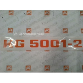 Autocollant KG 5001-2 L 423 H 45 MF740 Amazone