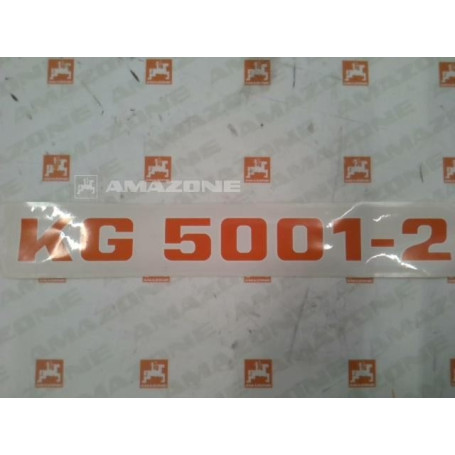 Autocollant KG 5001-2 L 423 H 45 Réf. MF740 - AMAZONE
