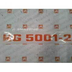 Autocollant KG 5001-2 L 423 H 45 Réf. MF740 - AMAZONE