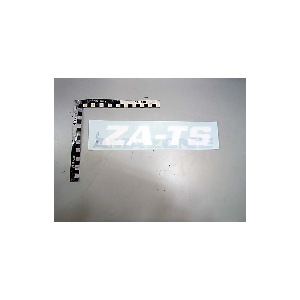 Autocollant blanc zats L_279 H_50 MF790 Amazone