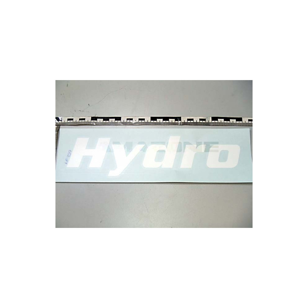Autocollant hydro blanc L_277 H_67 MF799 Amazone