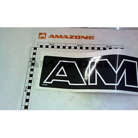 Autocol gris blanc amazone 1005X110 MF824 Amazone