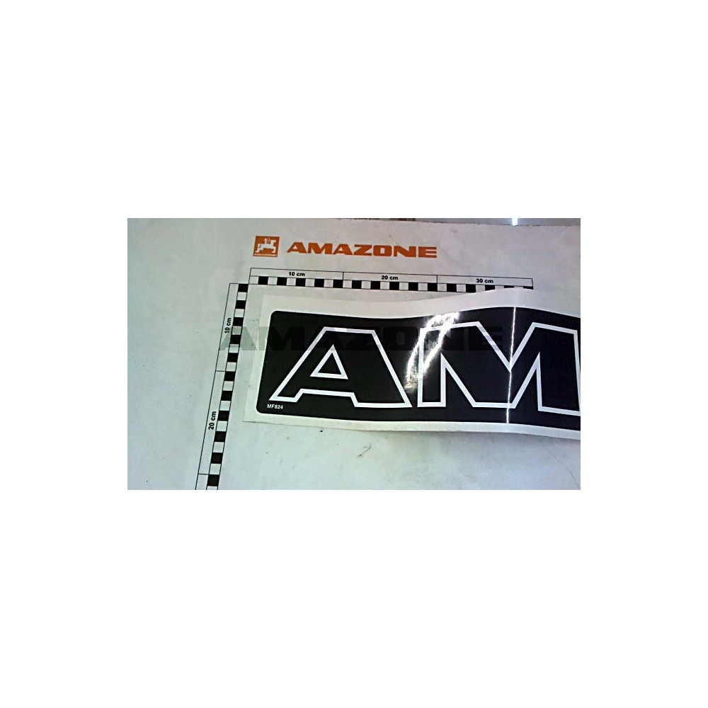 Autocol gris blanc amazone 1005X110 MF824 Amazone