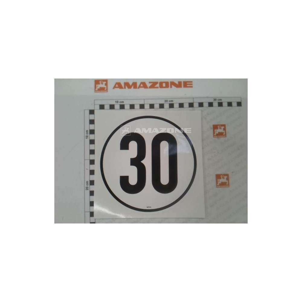 Autocollant 30KM/H MF542 Amazone
