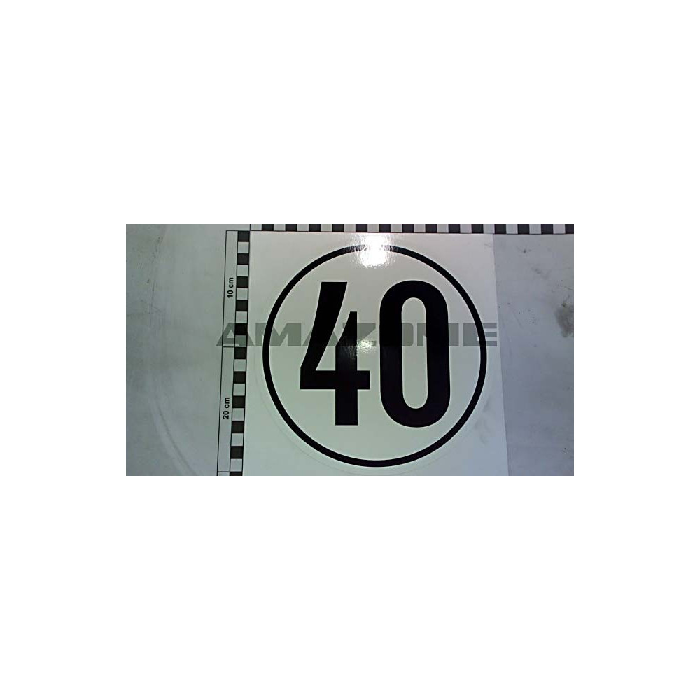 Autocollant 40 km/h UX MF883 Amazone