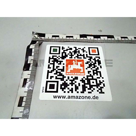 Autocollant QR code Réf. MF915 - AMAZONE Autocollant QR code Réf. MF915 - AMAZONE