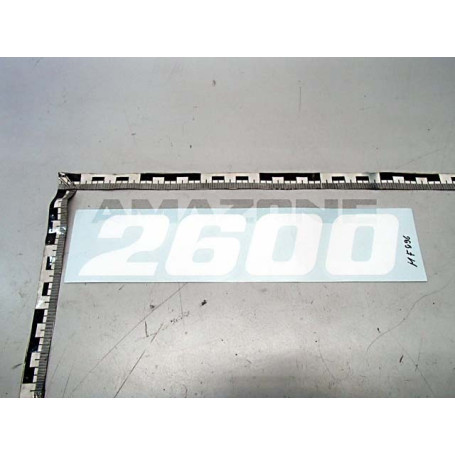 Autocollant blanc zats L 249 H 50 Réf. MF996 - AMAZONE