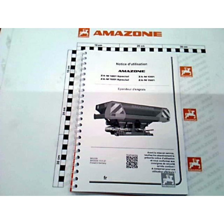 Manuel ZA-M 1201/1501 10.13 Réf. MG3308 - AMAZONE Manuel ZA-M 1201/1501 10.13 Réf. MG3308 - AMAZONE