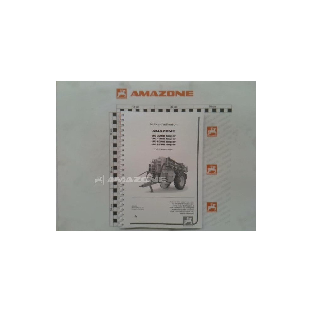 Manuel UX 3200)6200 super 04.10 MG3404 Amazone