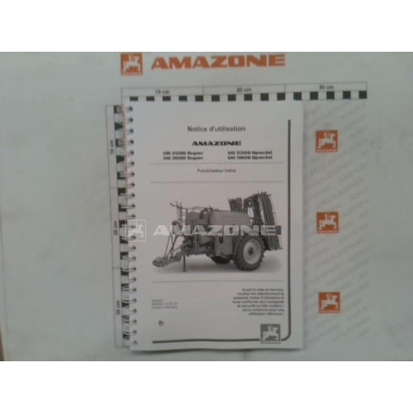 Manuel UG 2200/3000 spe/sup 11.09 Réf. MG3507 - AMAZONE
