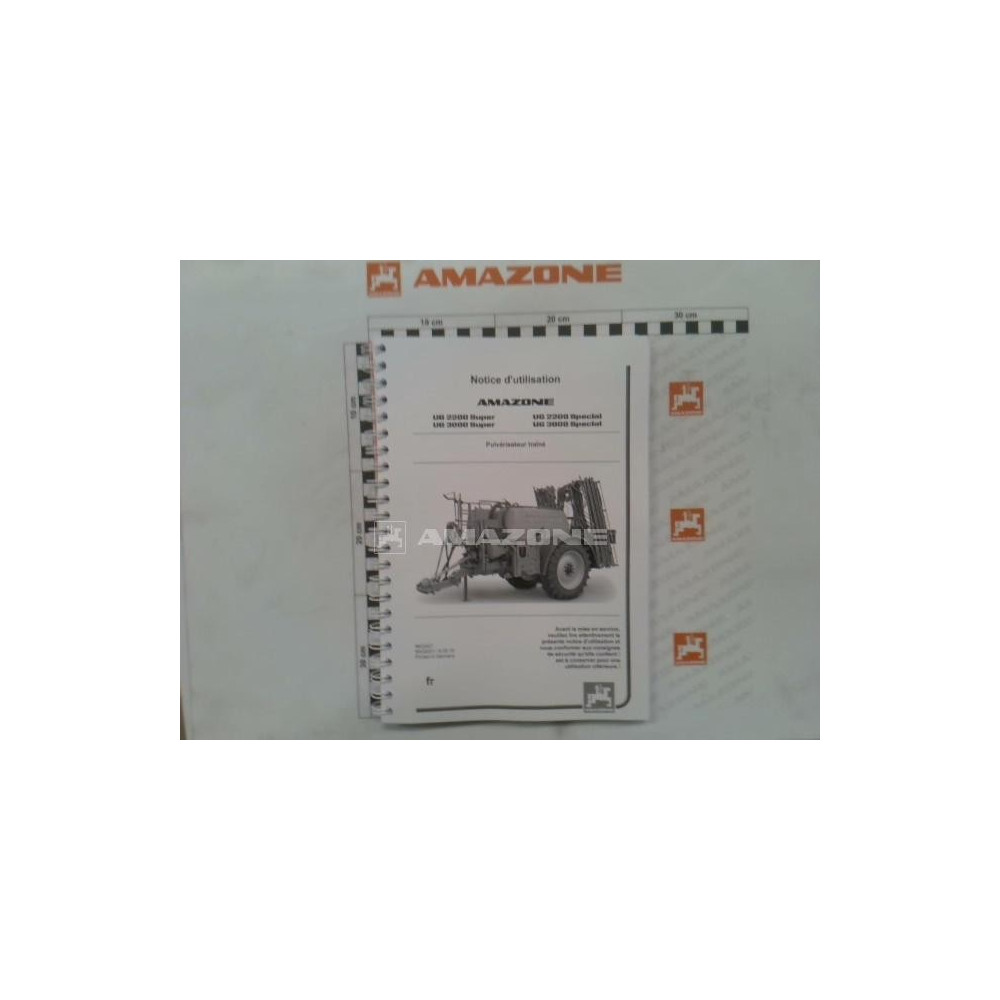 Manuel UG 2200/3000 spe/sup 11.09 MG3507 Amazone