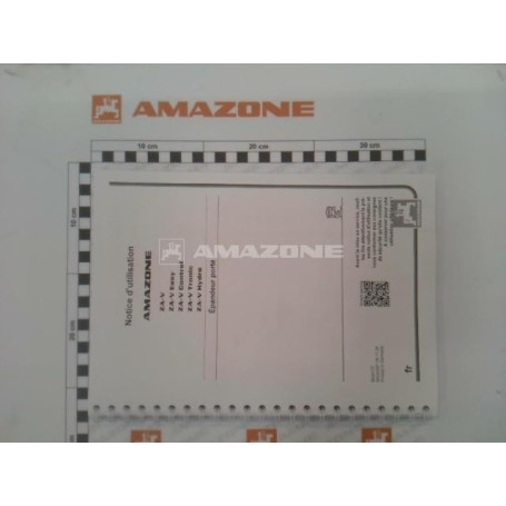 Manuel ZA-V / 10.18 Réf. MG4137 - AMAZONE Manuel ZA-V / 10.18 Réf. MG4137 - AMAZONE