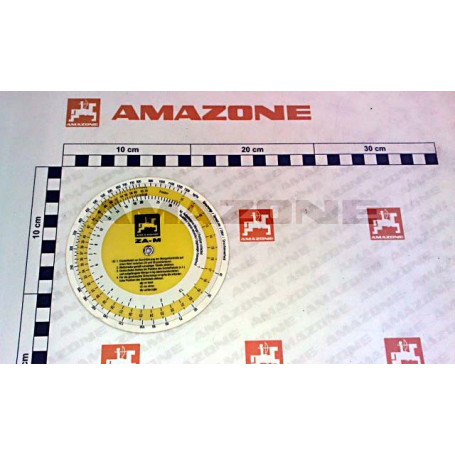 DISQUETTE DEBIT ZA-M Réf. MH083 AMAZONE
