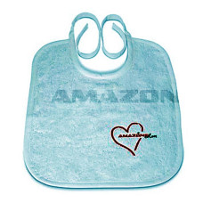 Bavoir bebe blanc 100% coton Réf. ML1037 - AMAZONE Bavoir bebe blanc 100% coton Réf. ML1037 - AMAZONE