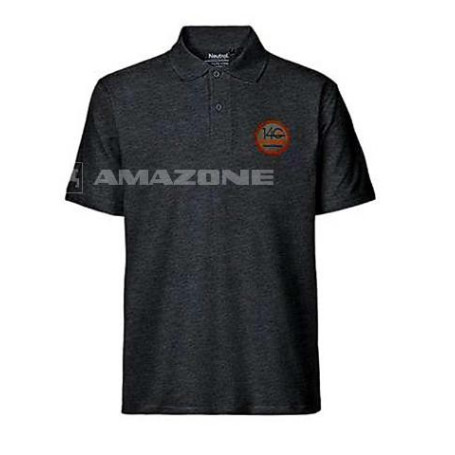 Polo anthracite 2XL "140ANS" Réf. ML1485 - AMAZONE Polo anthracite 2XL "140ANS" Réf. ML1485 - AMAZONE