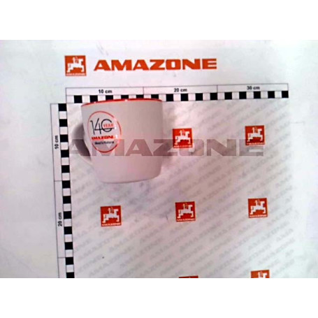 Tasse blanche 140 ANS amazone Réf. ML1528 - AMAZONE Tasse blanche 140 ANS amazone Réf. ML1528 - AMAZONE