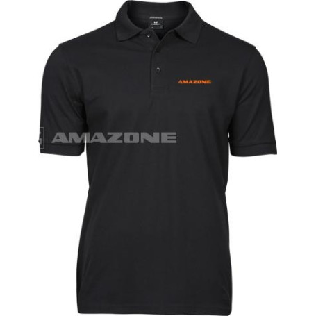 Polo noir homme amazone T L Réf. ML1672 - AMAZONE
