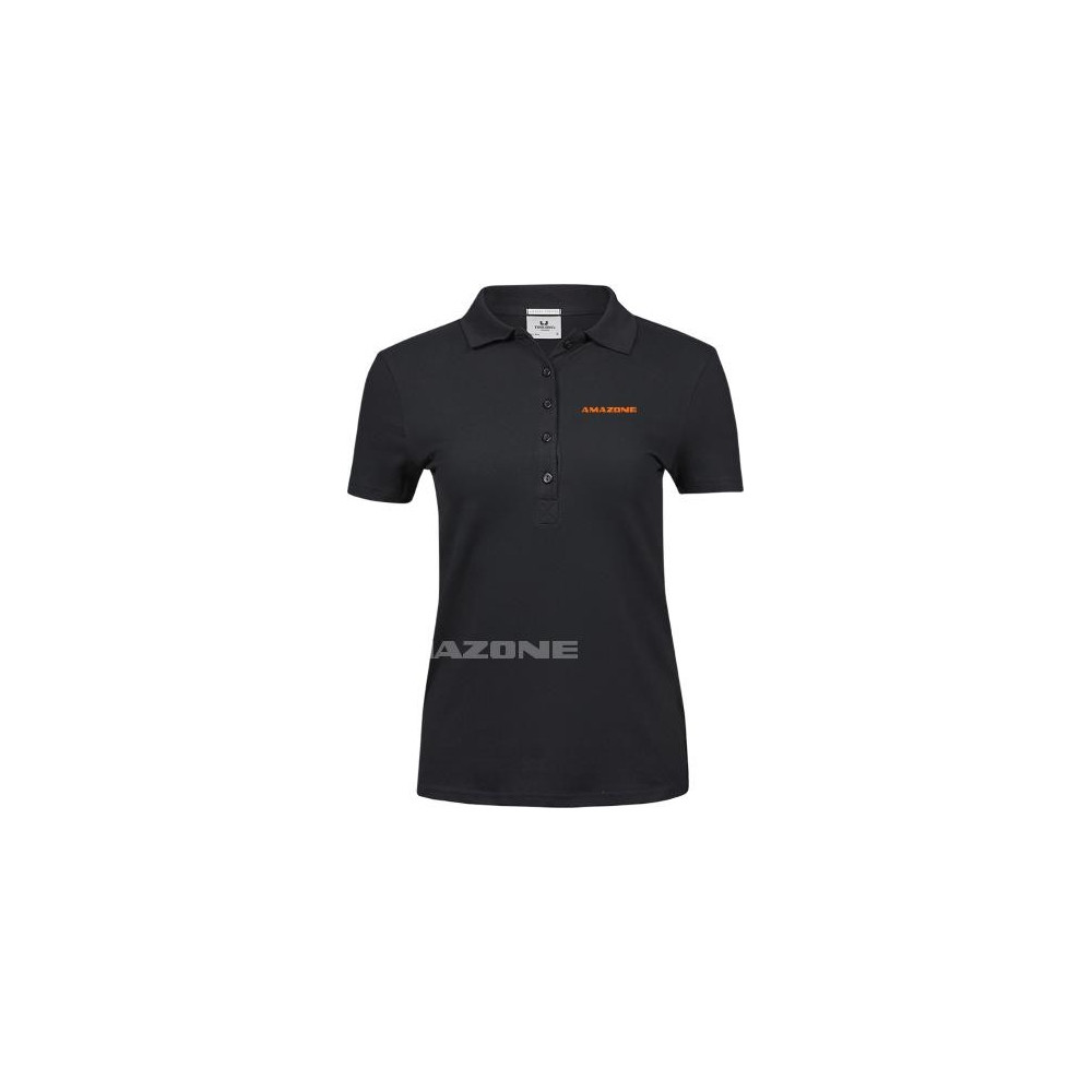 Polo amazone noir femme T S ML1682 Amazone