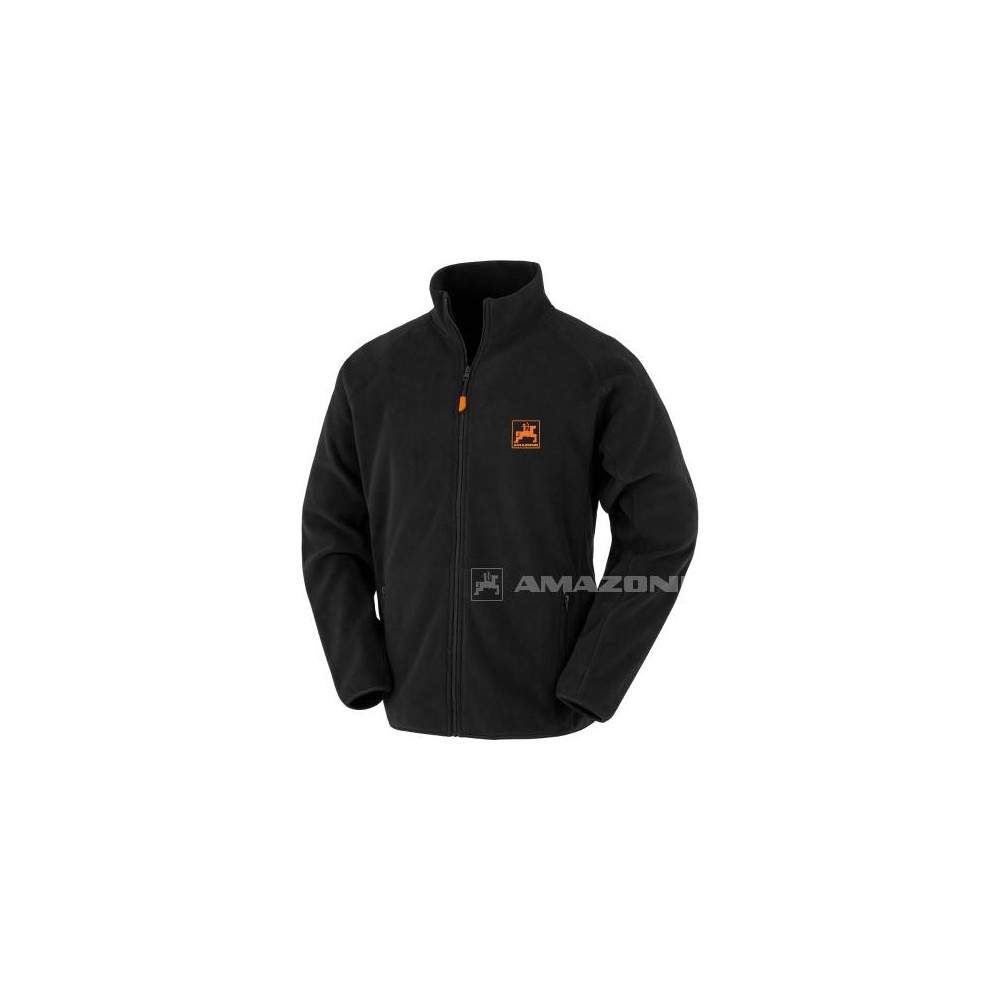 Veste polaire noir T S ML1689 Amazone