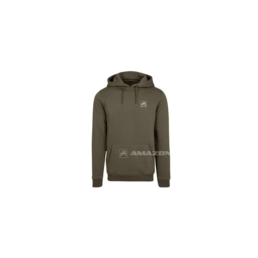 Sweat A capuche olive T L ML1698 Amazone