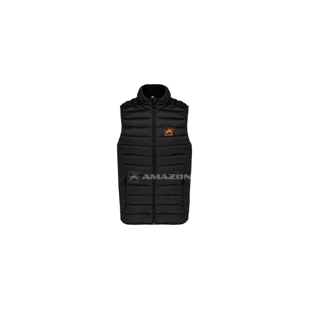Veste noir sans manche homme L ML1711 Amazone