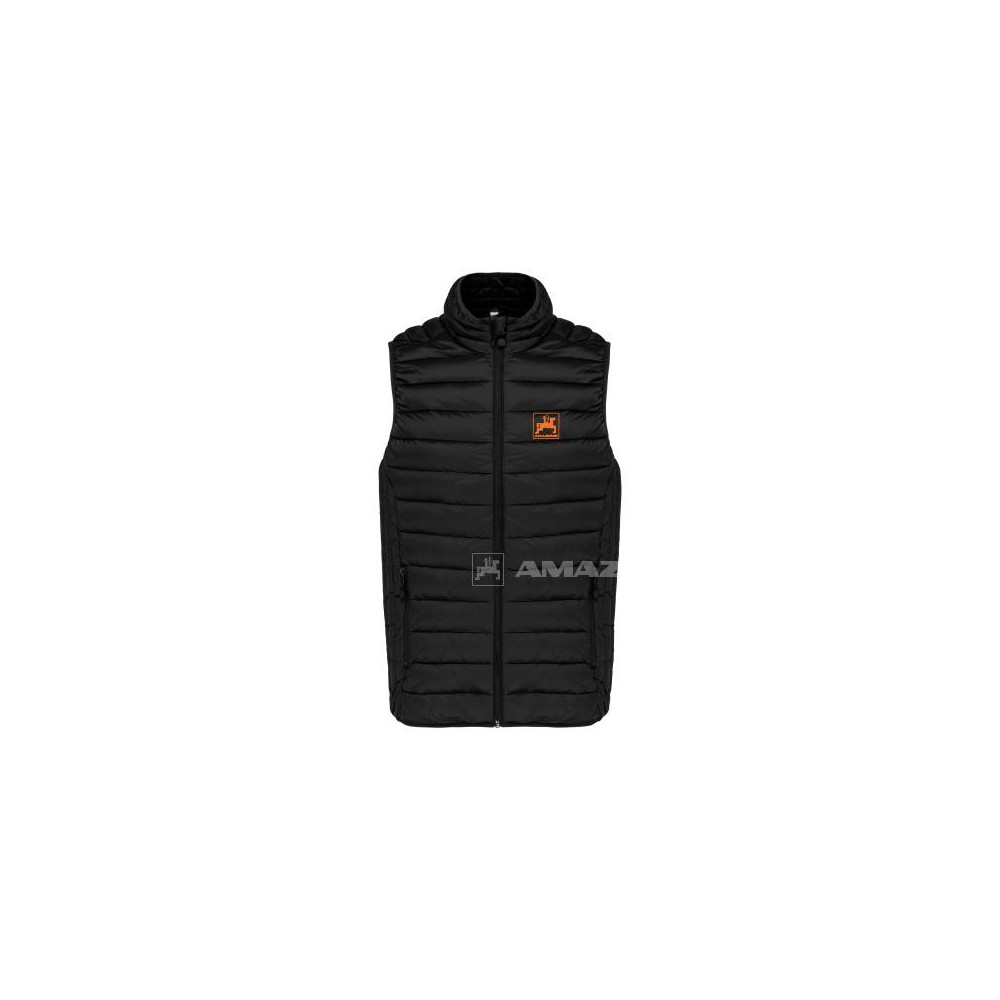 Veste noir sans manche homme S ML1709 Amazone