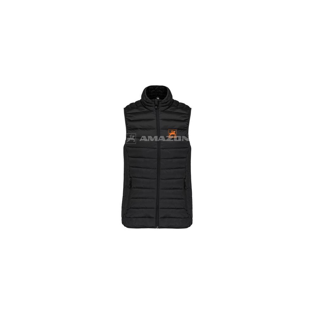 Veste noir sans manche femme L ML1718 Amazone