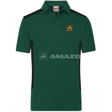 Polo amazone vert et noir T L Réf. ML1785 - AMAZONE Polo amazone vert et noir T L Réf. ML1785 - AMAZONE
