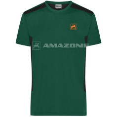 T-SHIRT homme vert et noir T M Réf. ML1790 - AMAZONE