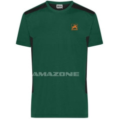 T-SHIRT homme vert et noir T L Réf. ML1791 - AMAZONE