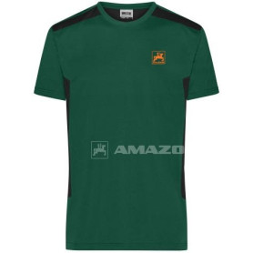 T-SHIRT homme vert et noir T XL ML1792 Amazone