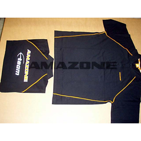 Polo noir homme team taille:xl Réf. ML201 - AMAZONE Polo noir homme team taille:xl Réf. ML201 - AMAZONE