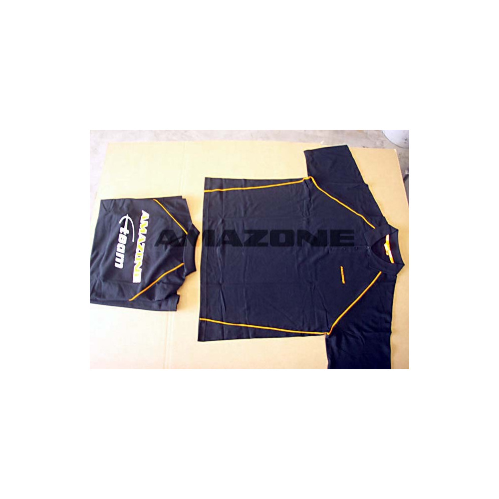 Polo noir homme team taille:xxl ML202 Amazone