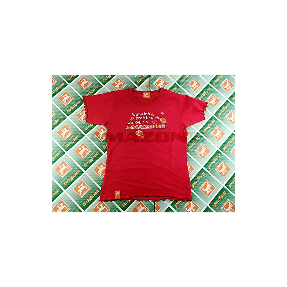T-SHIRT fille rose taille (152) ML409 Amazone