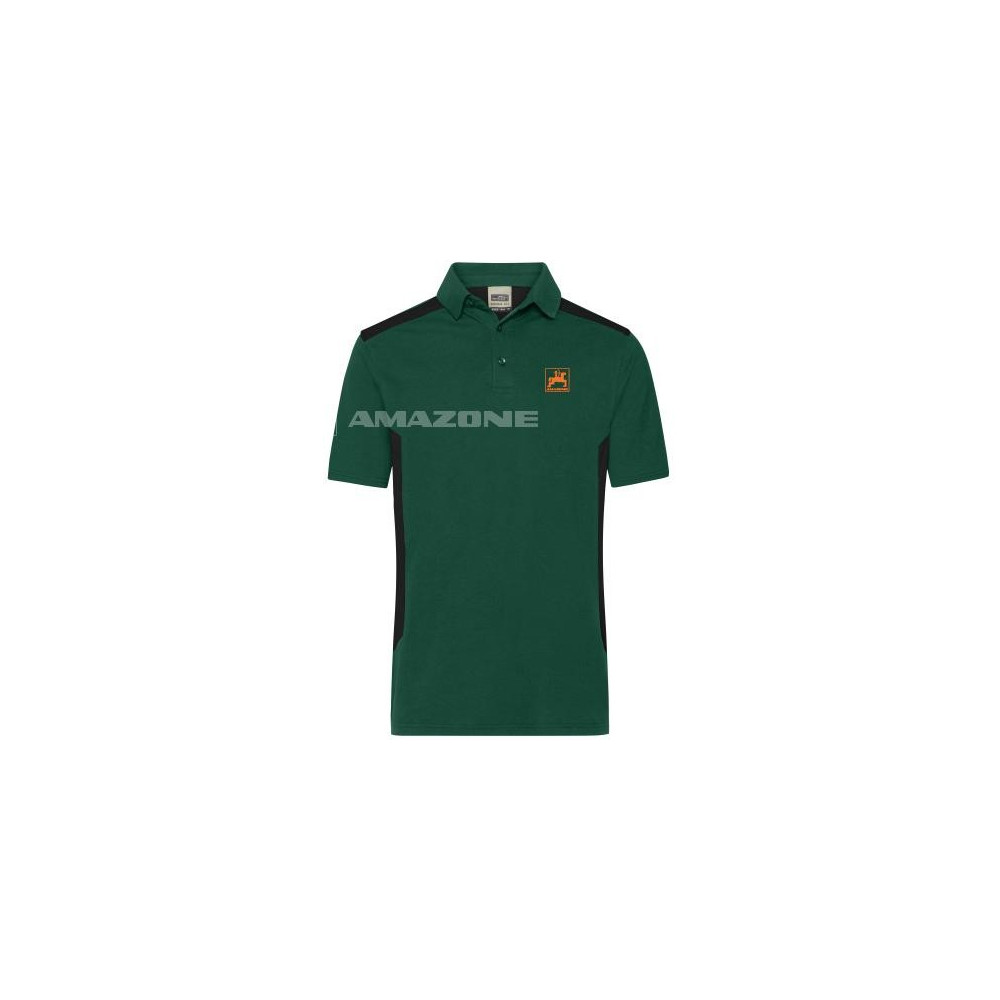 Polo amazone vert et noir T M ML1784 Amazone