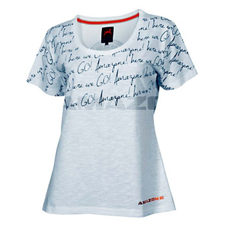 T-SHIRT femme blanc chic taille S Réf. ML487 - AMAZONE