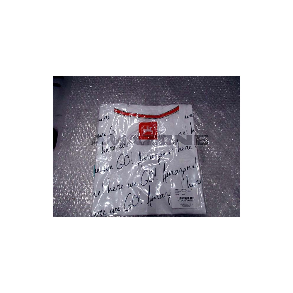 T-SHIRT femme blanc chic taille L ML489 Amazone