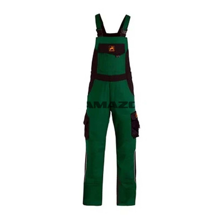 Salopette homme T 46 vert/noir Réf. ML981 - AMAZONE Salopette homme T 46 vert/noir Réf. ML981 - AMAZONE