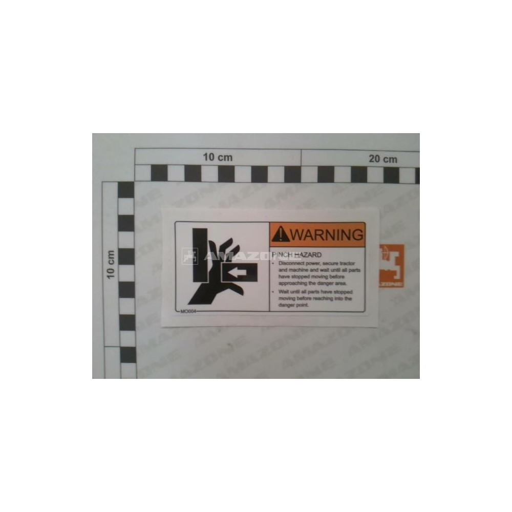Autocollant main pincée MO004 Amazone