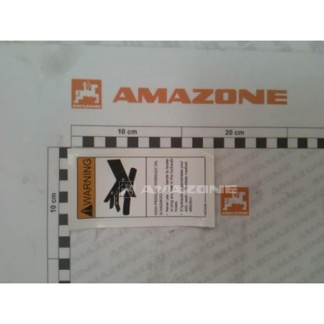 Autocollant pression elevée Réf. MO028 - AMAZONE Autocollant pression elevée Réf. MO028 - AMAZONE