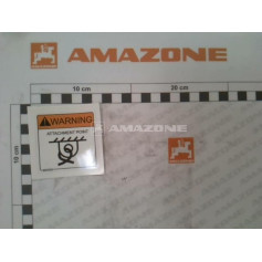 Autocollant avertissement glissiere Réf. MO030 - AMAZONE Autocollant avertissement glissiere Réf. MO030 - AMAZONE