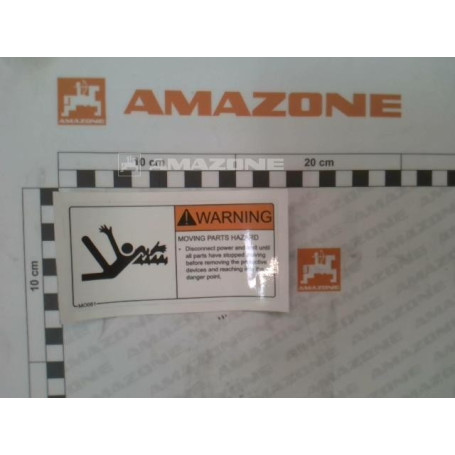 Autocollant danger Réf. MO061 - AMAZONE Autocollant danger Réf. MO061 - AMAZONE