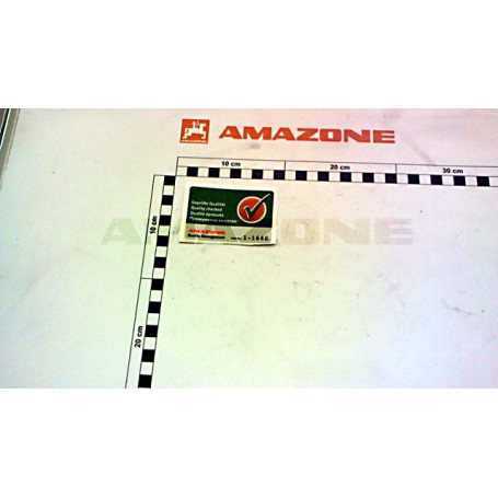 Autocollant qualite Réf. MQ031 - AMAZONE Autocollant qualite Réf. MQ031 - AMAZONE