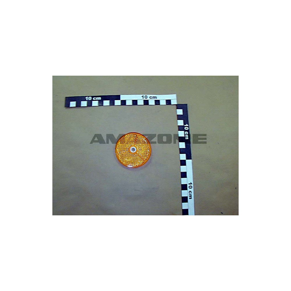 Catadioptre rond jaune D 60 MM ND003 Amazone